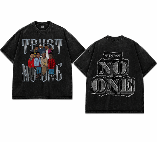 “Trust No One” Heavyweight Garment Dye Twenty4Seven T-Shirt