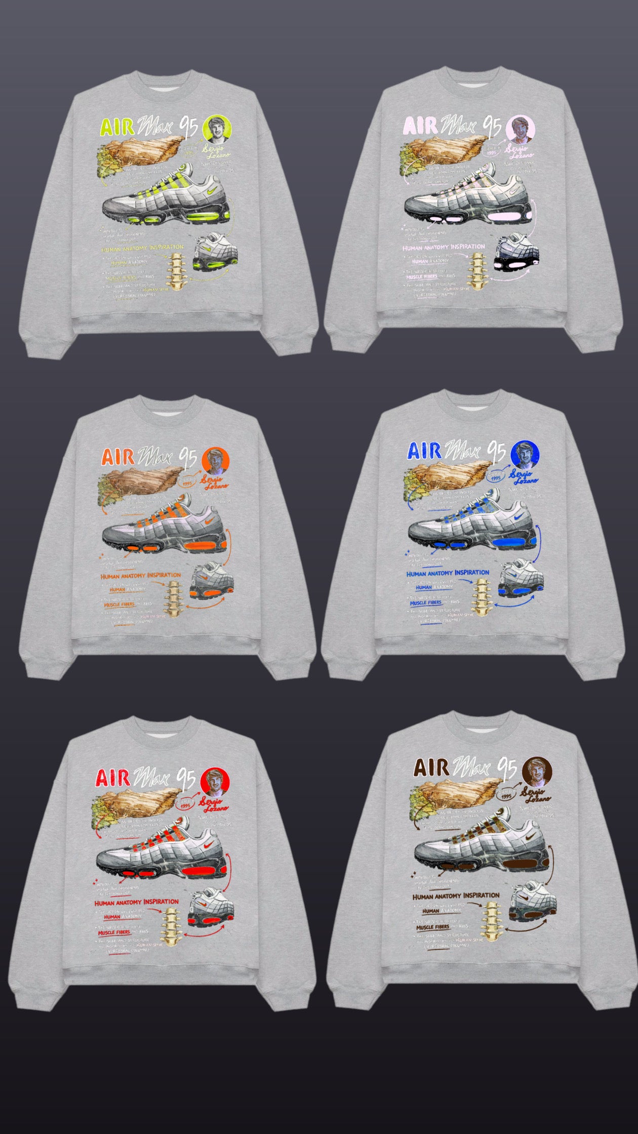 Air Max 95 “Anatomy” Twenty4Seven Sweatshirt