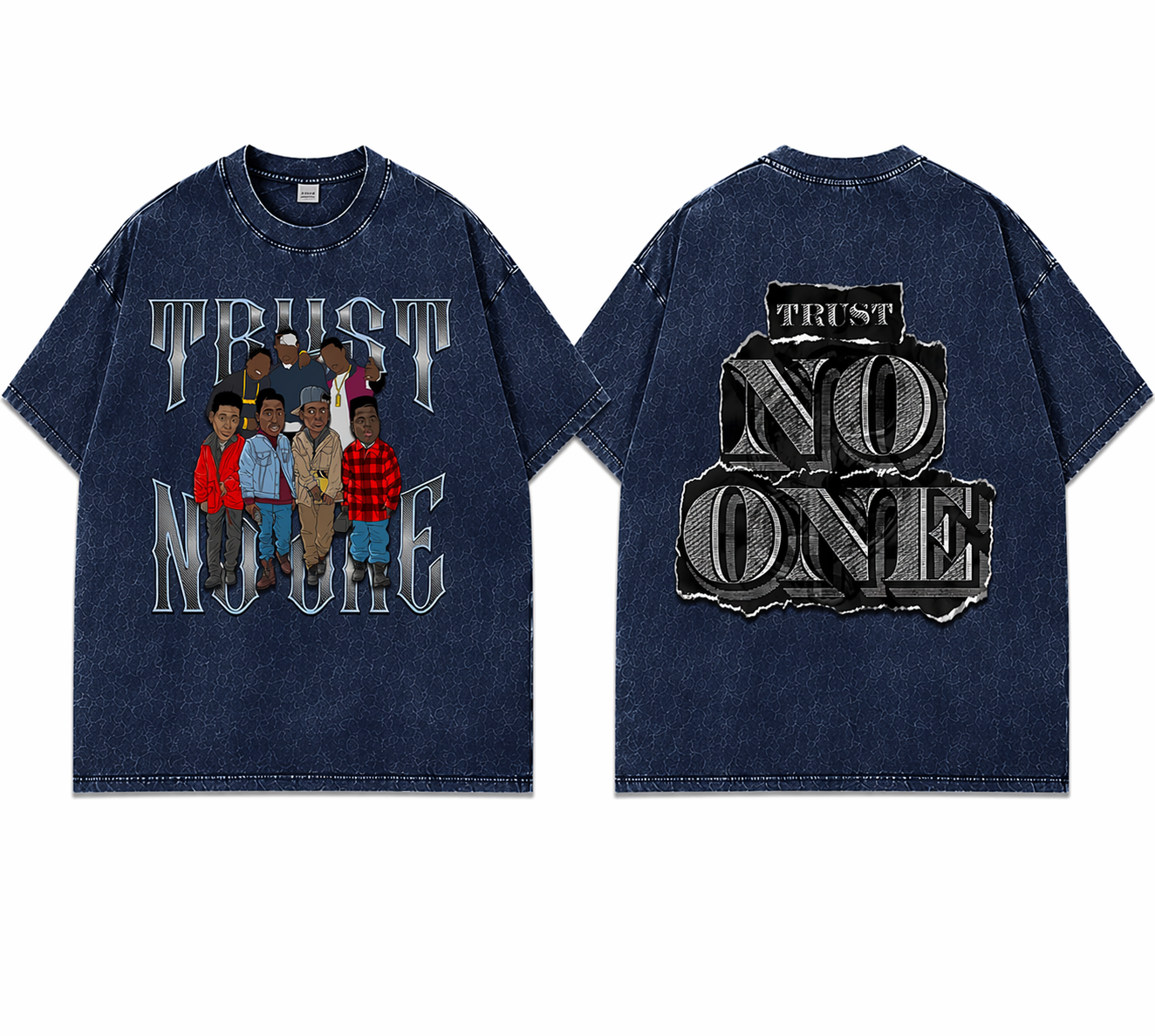 “Trust No One” Heavyweight Garment Dye Twenty4Seven T-Shirt