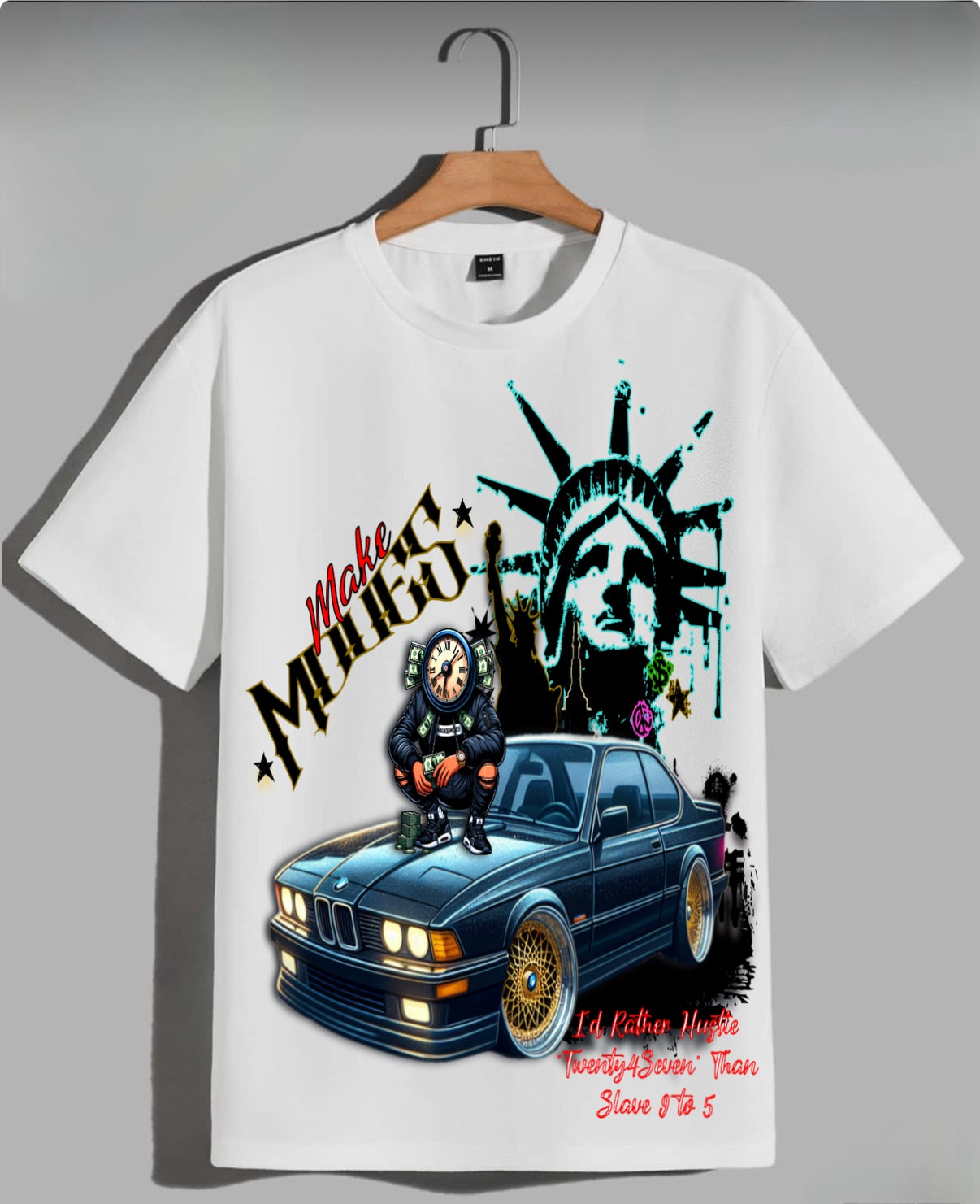 “Paid in Full” 90s Hustle Twenty4Seven Tee