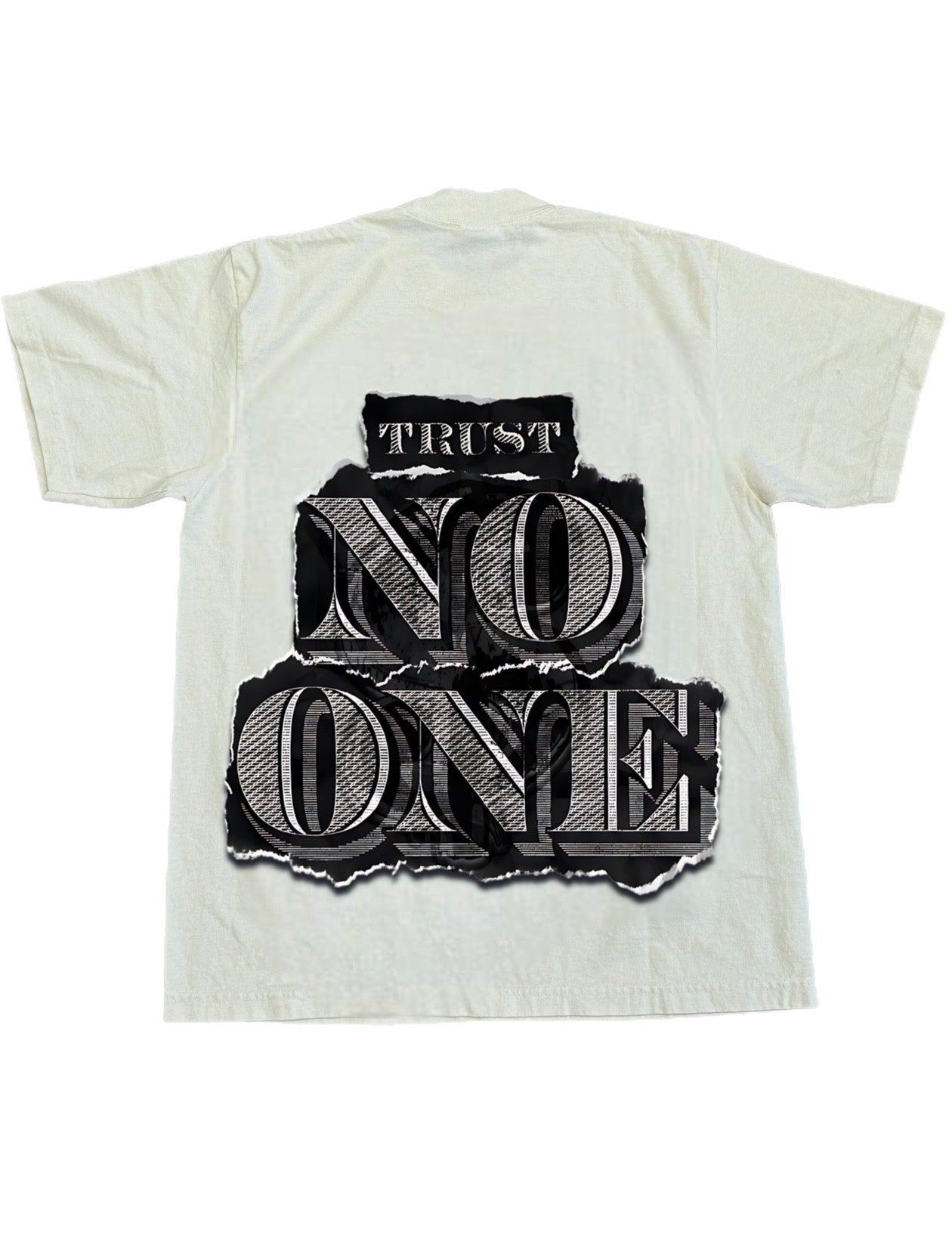 “Trust No One” Heavyweight Garment Dye Twenty4Seven T-Shirt